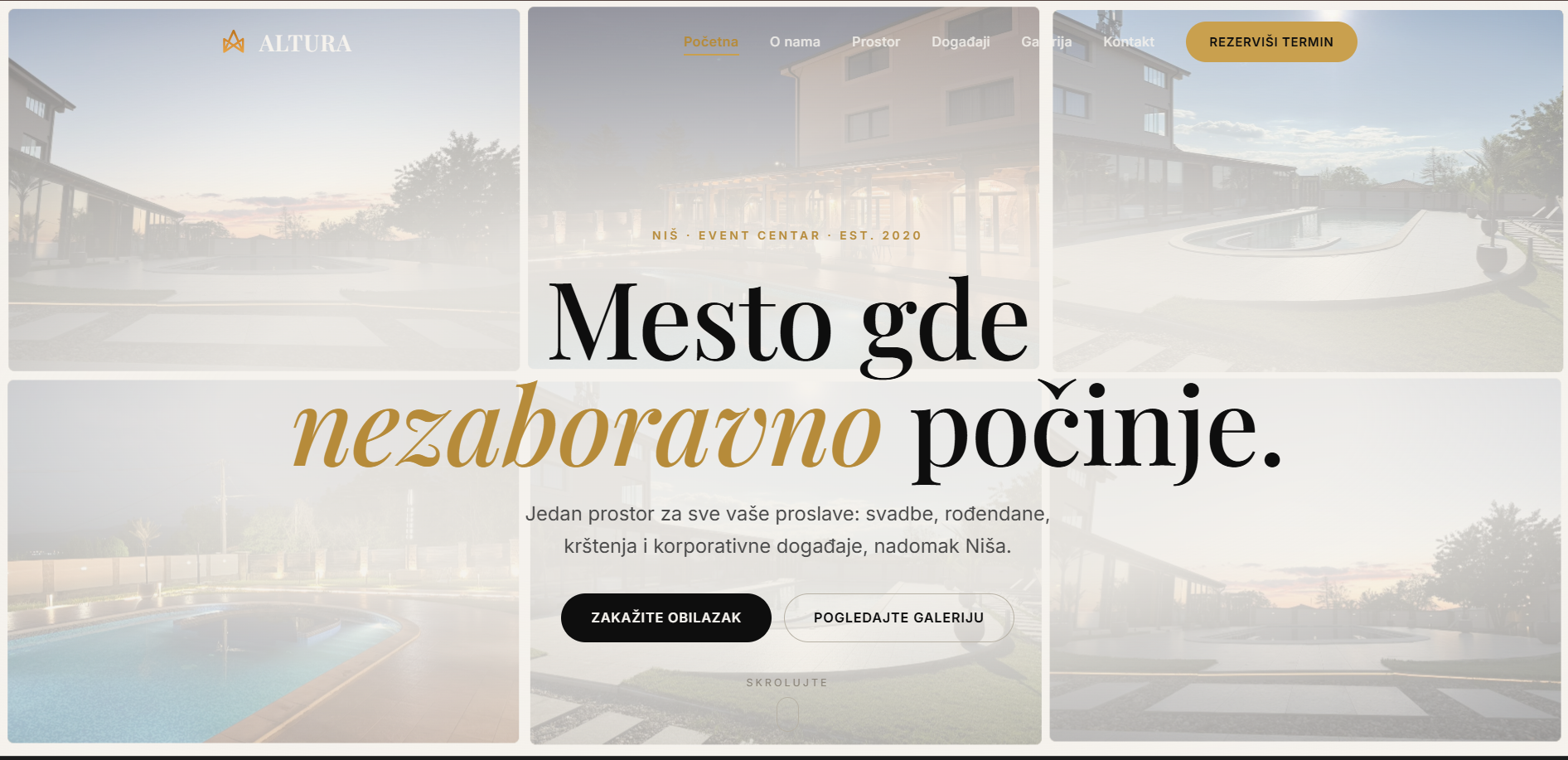 Altura — desktop sajt
